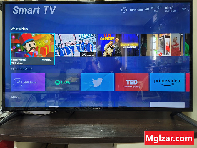 Smart android 65" tv Улаанбаатар - зураг 1