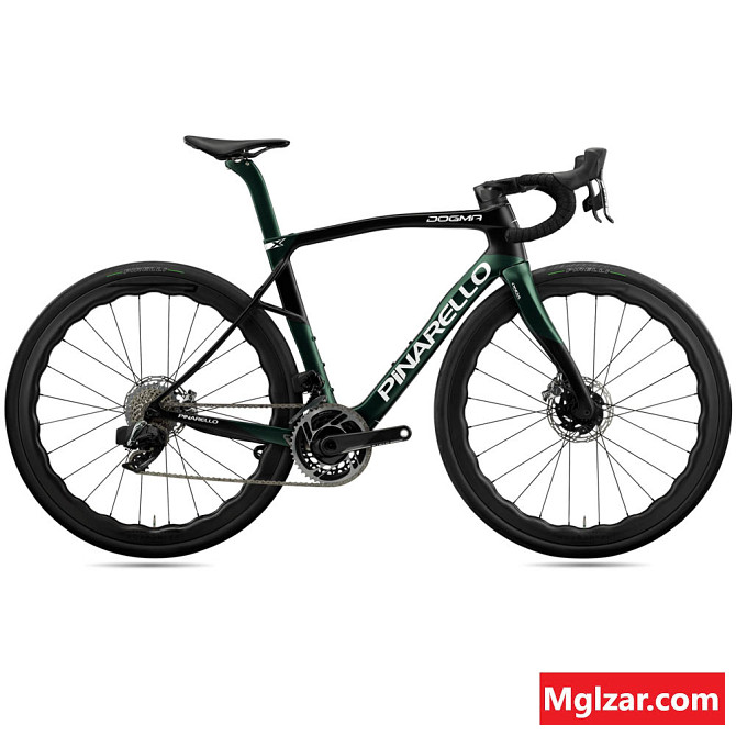 2024 Pinarello Sram Red Etap Axs - Xolar Green Road Bike (WAREHOUSEBIKE) city 