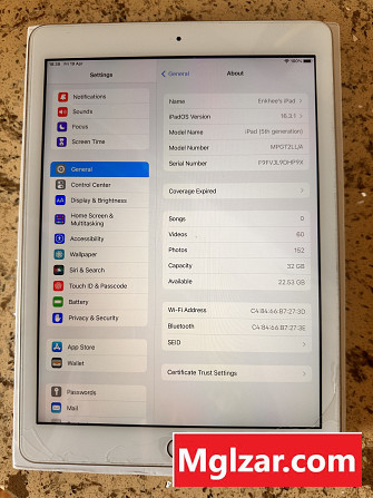 ipad 5th gen 32gb LL/A model Улаанбаатар - зураг 1