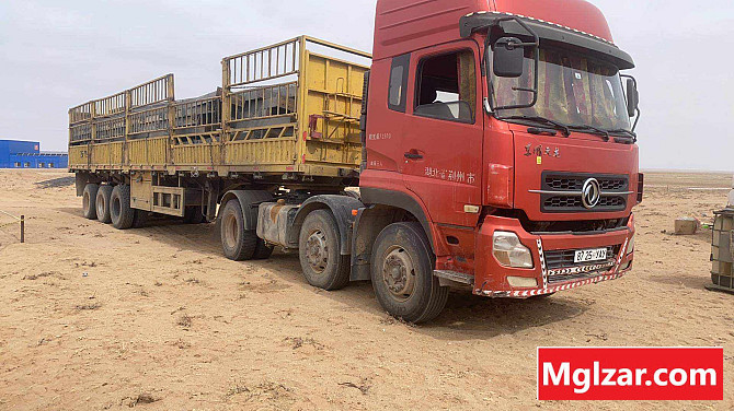 DongFeng truck механик хөдөлгүүртэй, улаан өнгөтэй шалаанз Замын -Үүд - зураг 1