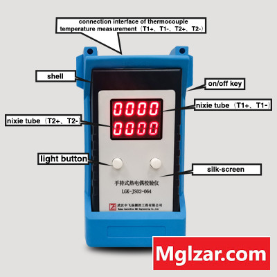 LGK-JS02-064 Handheld Thermocouple Calibrator Гадаад хот - зураг 1