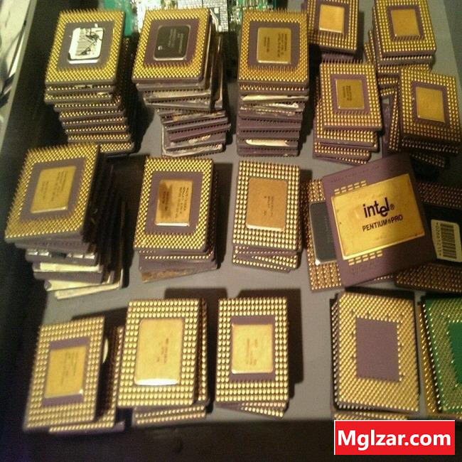 Ceramic Cpu Intel Processor gold recovery scrap city 