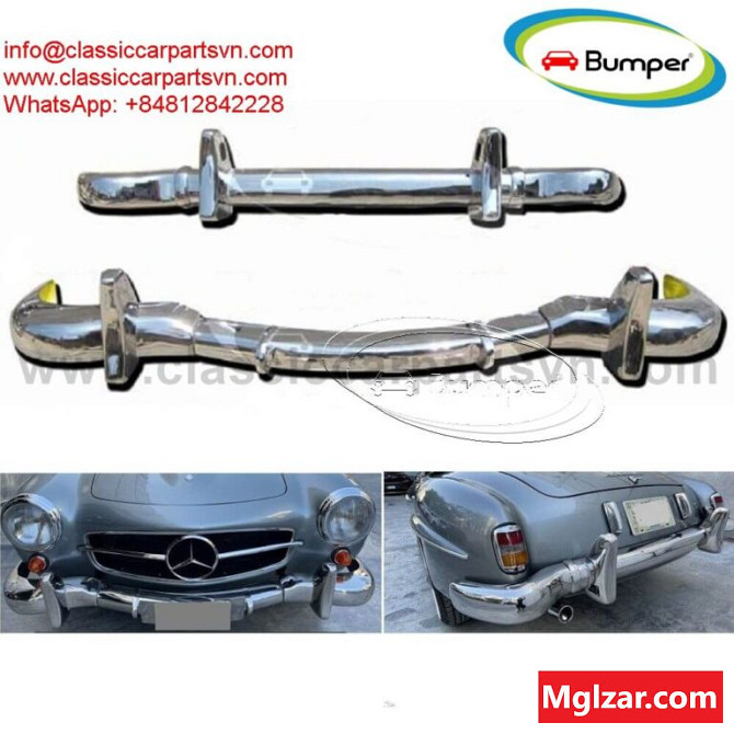 Mercedes 190SL Roadster bumpers (1955-1963) Иностранный город - изображение 1