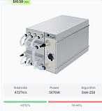 Bitmain Antminer S21XP Hyd, L9, L7, Goldshell AE Max, MicroBT M63S+ Иностранный город