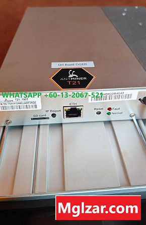 Bitmain Antminer T21 190Th/s Bitcoin Miner BTC Miner 190T $799 Улан-Батор - изображение 1