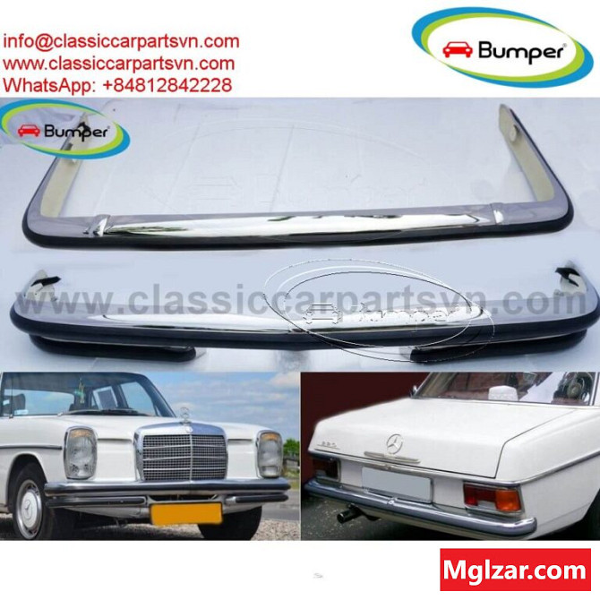 Mercedes Benz W114 W115 coupe bumper with front upper Foreign city - photo 1
