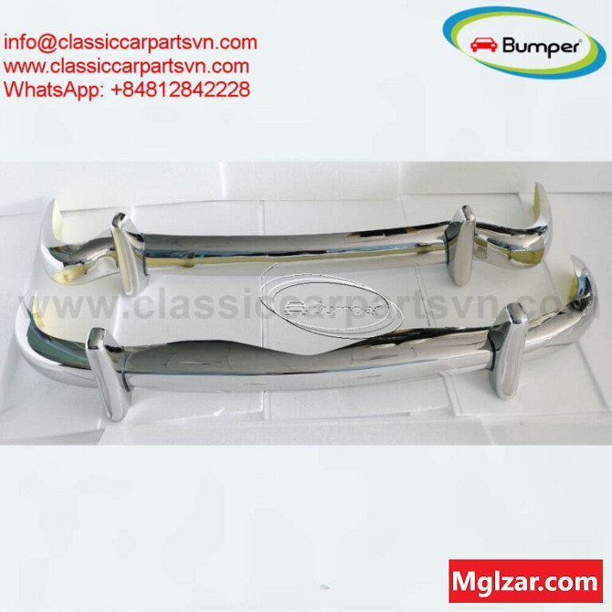 Mercedes Ponton 6-cylinder W180 W128 coupe cabriolet bumpers Иностранный город - изображение 1