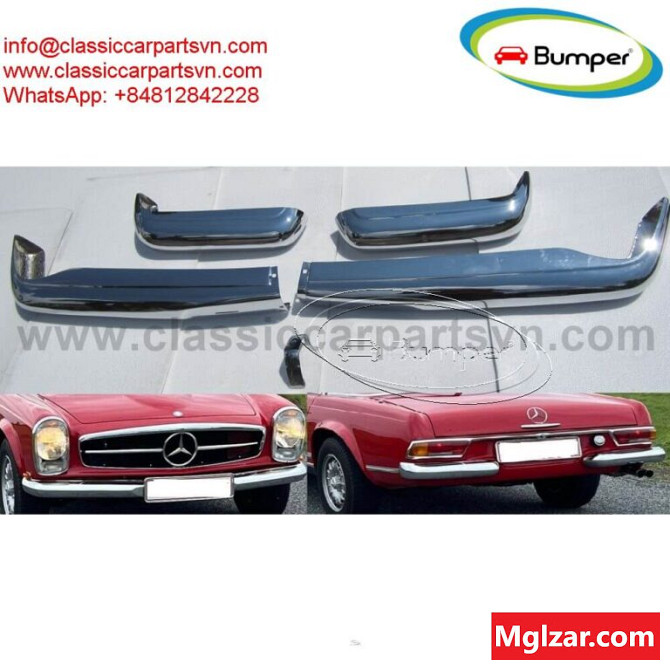 Mercedes Pagode W113 (1963 -1971) bumpers Иностранный город - изображение 1