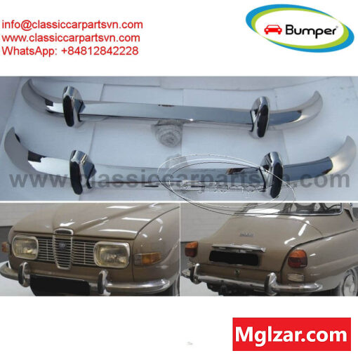 Saab 96 (1965-1975) longnose bumpers by stainless steel new Ulaanbaatar - photo 1
