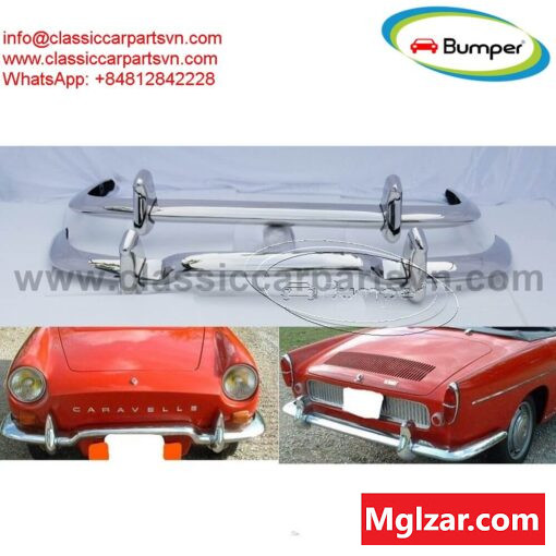 Renault Caravelle and Floride, coupé and cabrio (1958-1968) bumpers with over riders Renault Caravel Foreign city - photo 1