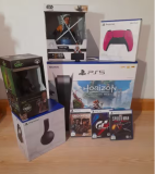 Sony Playstation 5 Bundle With 2 Controllers (PS5), 4 Games, headset & 2 controller stands Гадаад