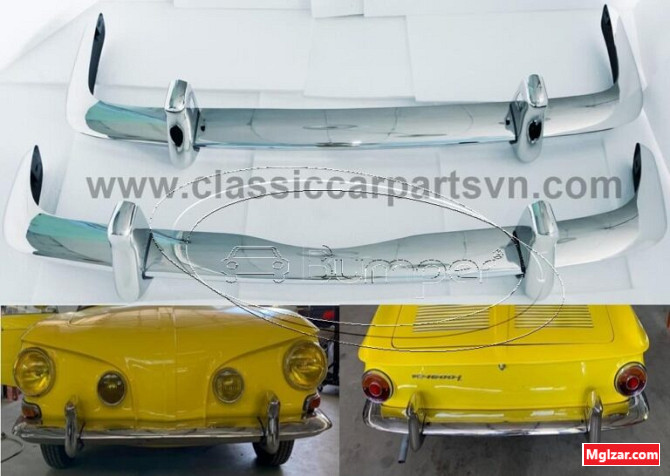 Volkswagen Karmann Ghia T34 (1966-1969) bumpers by stainless steel Улаанбаатар - зураг 1