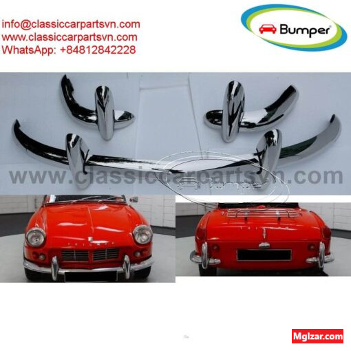 Triumph Spitfire MK1, MK2, GT6 MK1 (1962-1968) bumpers by stainless steel Foreign city - photo 1