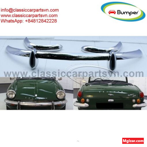 Triumph Spitfire MK3, Triumph GT6 MK2 bumpers by stainless steel new Foreign city - photo 1