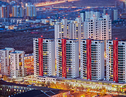 ХУД Зайсан Хааис-ийн зүүн талд Будда виста хотхонд гал тогоо тусдаа 37.49мкв 2 өрөө Улаанбаатар